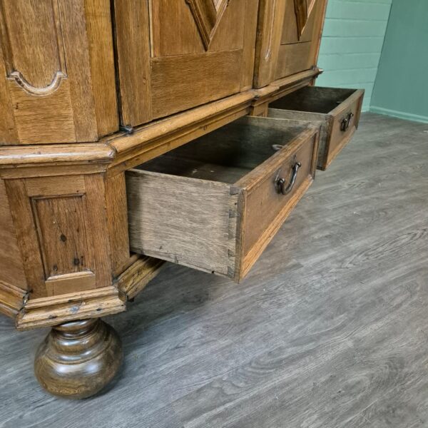 Kast Kledingkast Barok 1780 Eiken - Afbeelding 18