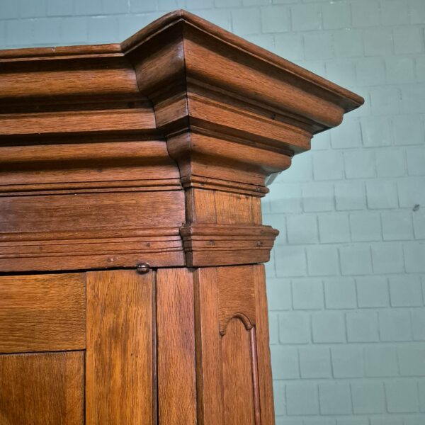 Kast Kledingkast Barok 1780 Eiken - Afbeelding 13