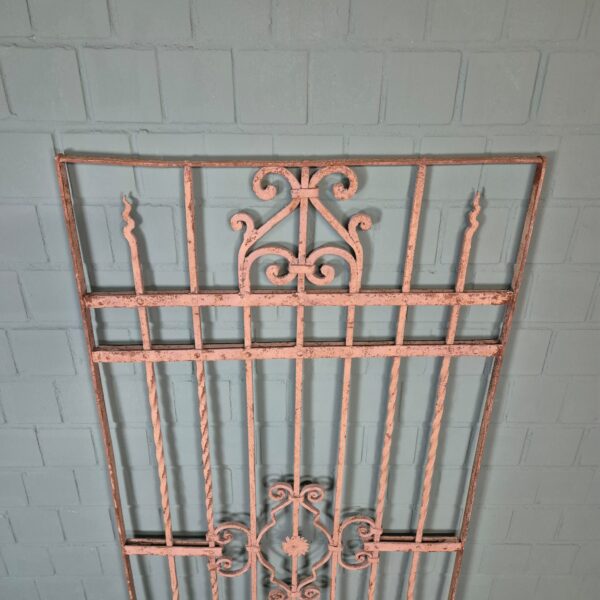 Hekwerk Tuinhek Jugendstil 1910 Smeedijzer - Afbeelding 2