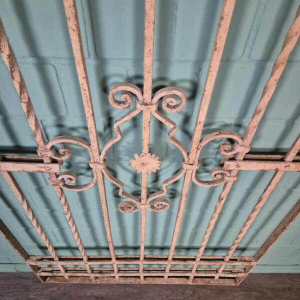 Hekwerk Tuinhek Jugendstil 1910 Smeedijzer - Afbeelding 5