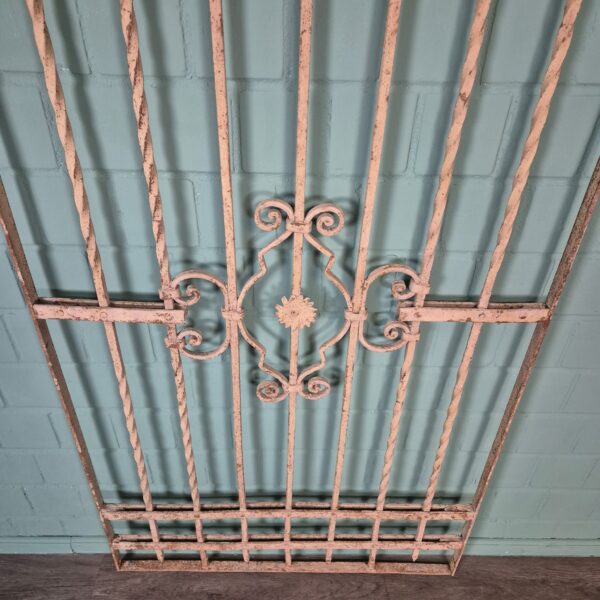 Hekwerk Tuinhek Jugendstil 1910 Smeedijzer - Afbeelding 4