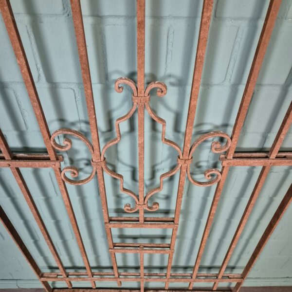 Hekwerk Hek Jugendstil 1900 Smeedijzer - Afbeelding 9