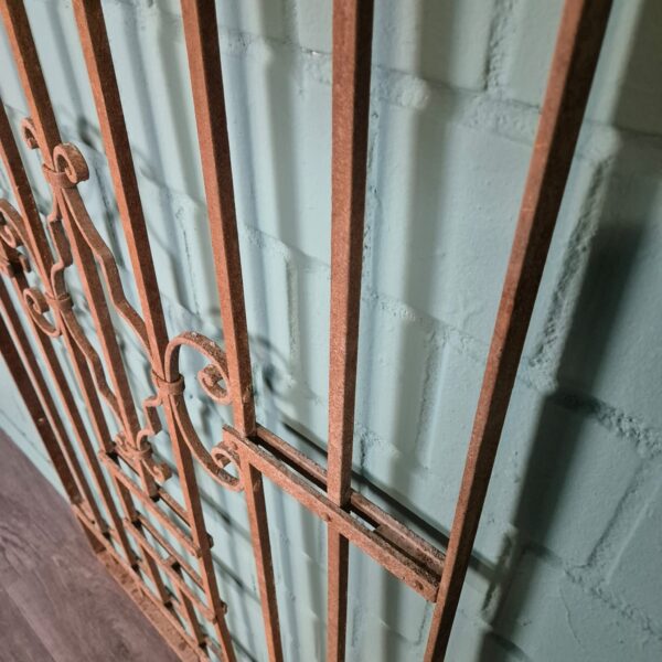 Hekwerk Hek Jugendstil 1900 Smeedijzer - Afbeelding 14