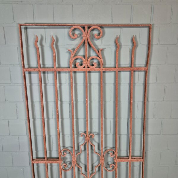Hekwerk Hek Jugendstil 1900 Smeedijzer - Afbeelding 2