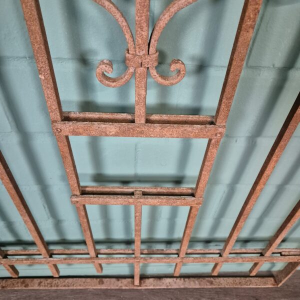 Hekwerk Hek Jugendstil 1900 Smeedijzer - Afbeelding 7