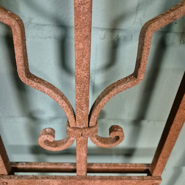 Hekwerk Hek Jugendstil 1900 Smeedijzer - Afbeelding 8