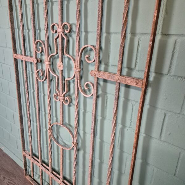 Hekwerk Hek Jugendstil 1900 Smeedijzer - Afbeelding 11