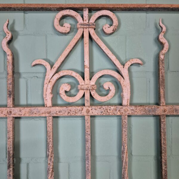 Hekwerk Hek Jugendstil 1900 Smeedijzer - Afbeelding 4
