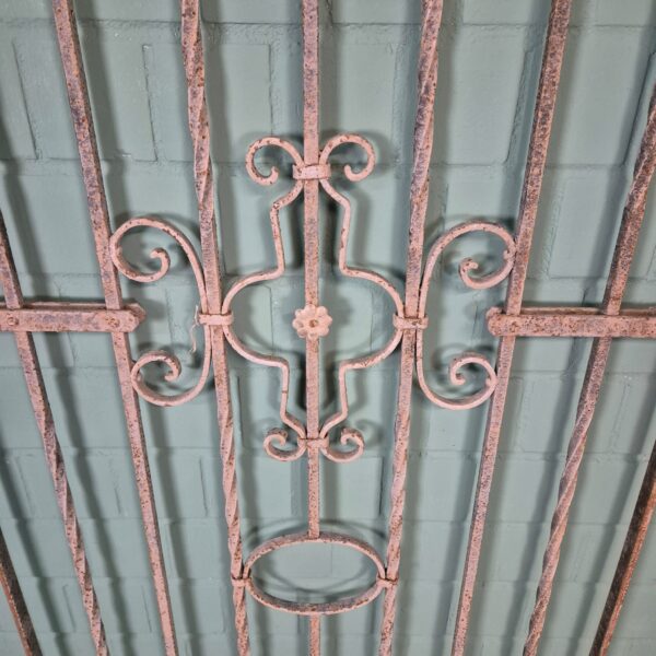 Hekwerk Hek Jugendstil 1900 Smeedijzer - Afbeelding 6