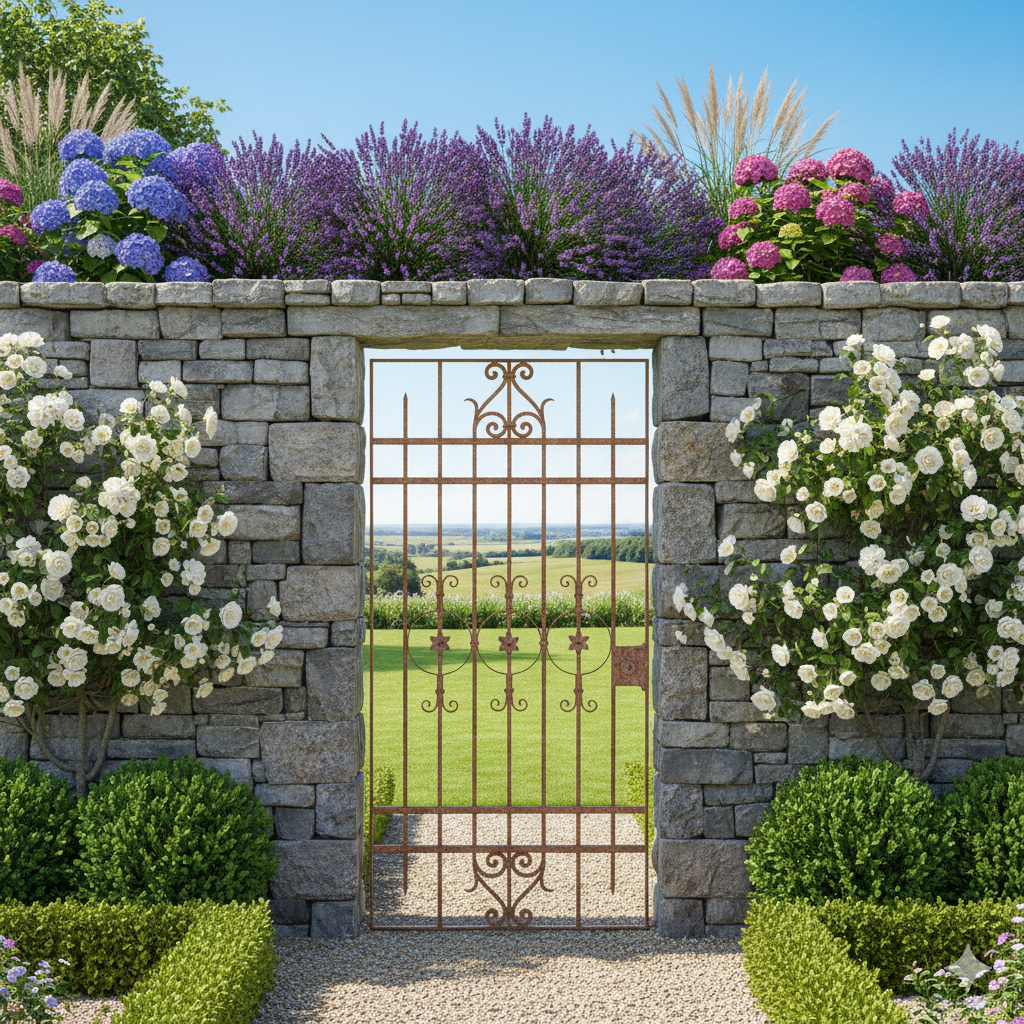 Hekwerk Jugendstil 1910 Smeedijzer - Afbeelding 2