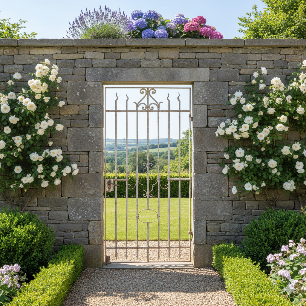 Hekwerk Jugendstil 1910 Smeedijzer - Afbeelding 2