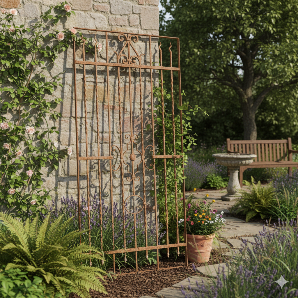 Hekwerk Jugendstil 1910 Smeedijzer - Afbeelding 2