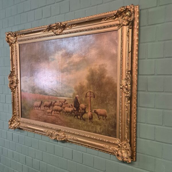 Schilderij Kunstwerk Paul Henry Schouten Antiek - Afbeelding 4