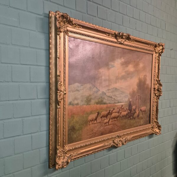 Schilderij Kunstwerk Paul Henry Schouten Antiek - Afbeelding 2