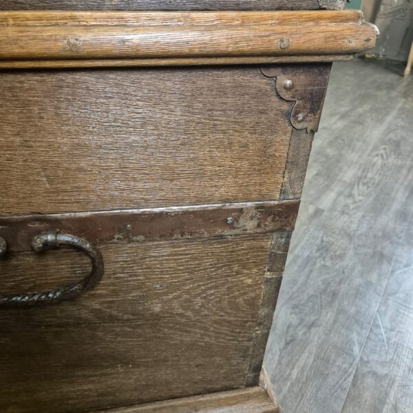 Dekenkist Kist Barok 1733 Eiken - Afbeelding 14