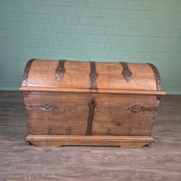 Dekenkist Kist Barok 1733 Eiken - Afbeelding 2