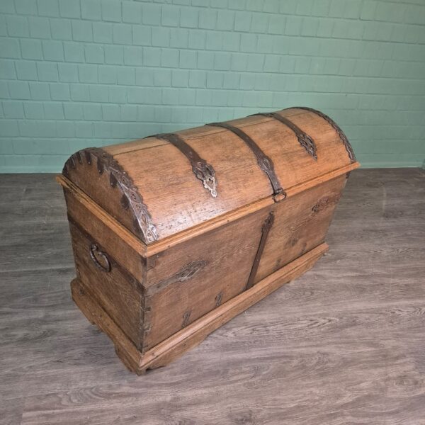 Dekenkist Kist Barok 1733 Eiken - Afbeelding 4