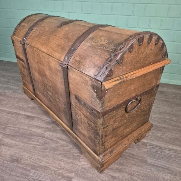 Dekenkist Kist Barok 1733 Eiken - Afbeelding 20