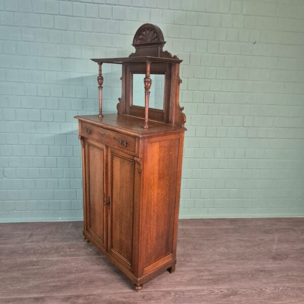 Vertico met Opstand Jugendstil 1910 Eiken