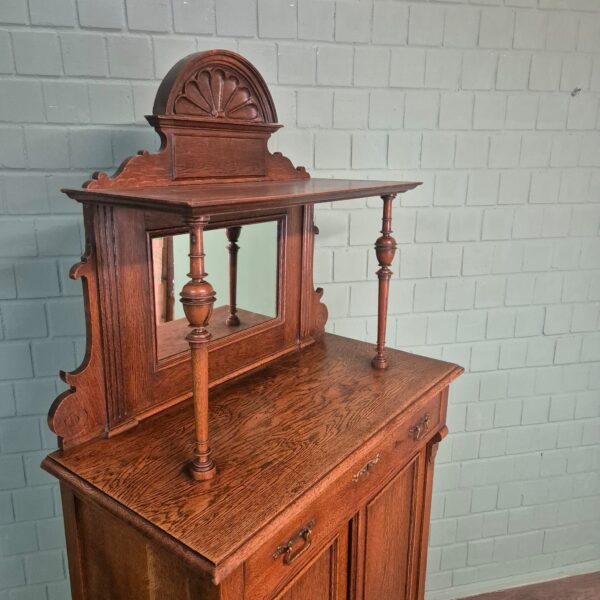 Vertico met Opstand Jugendstil 1910 Eiken - Afbeelding 3