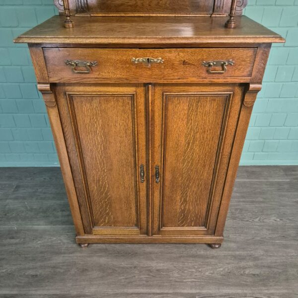 Vertico met Opstand Jugendstil 1910 Eiken - Afbeelding 6
