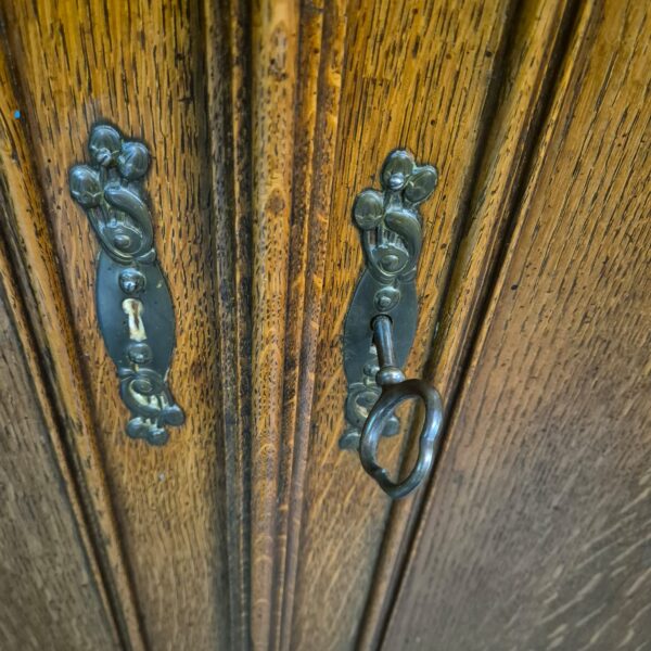 Vertico met Opstand Jugendstil 1910 Eiken - Afbeelding 8