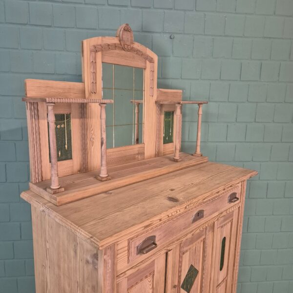 Vertico met Opstand Jugendstil 1910 Grenen - Afbeelding 3