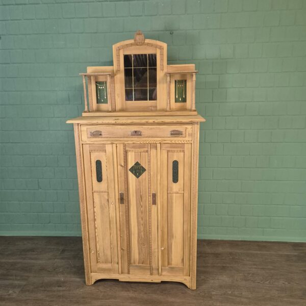 Vertico met Opstand Jugendstil 1910 Grenen - Afbeelding 2
