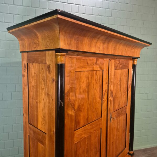 Kast Kledingkast Biedermeier 1825 Kersen - Afbeelding 4