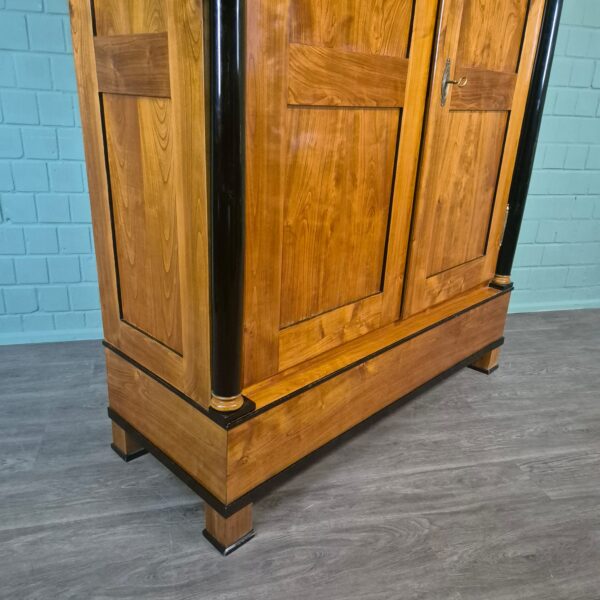 Kast Kledingkast Biedermeier 1825 Kersen - Afbeelding 5