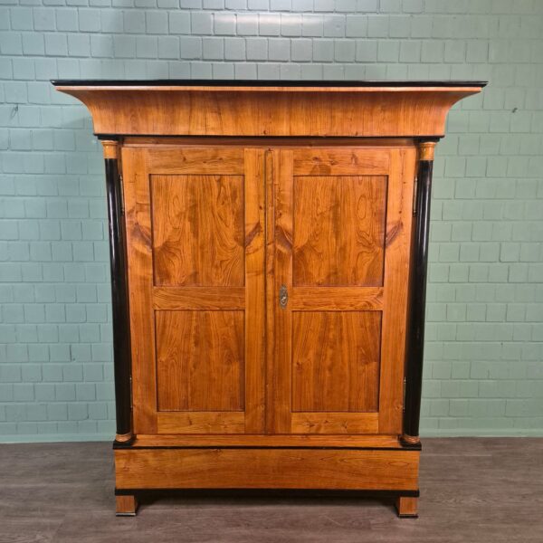 Kast Kledingkast Biedermeier 1825 Kersen - Afbeelding 2