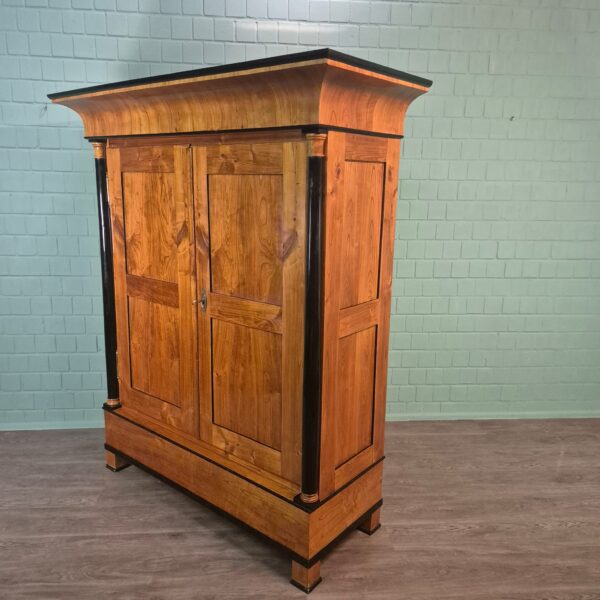 Kast Kledingkast Biedermeier 1825 Kersen - Afbeelding 3