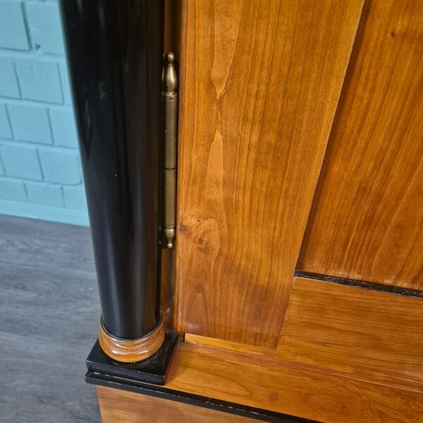 Kast Kledingkast Biedermeier 1825 Kersen - Afbeelding 6