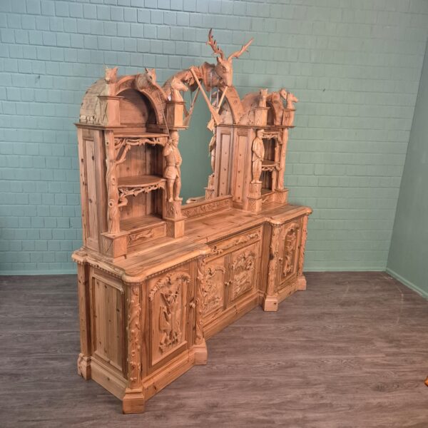 Buffetkast Jacht-Kast Jugendstil 1920 Grenen
