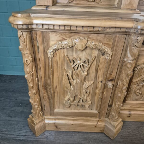 Buffetkast Jacht-Kast Jugendstil 1920 Grenen - Afbeelding 7