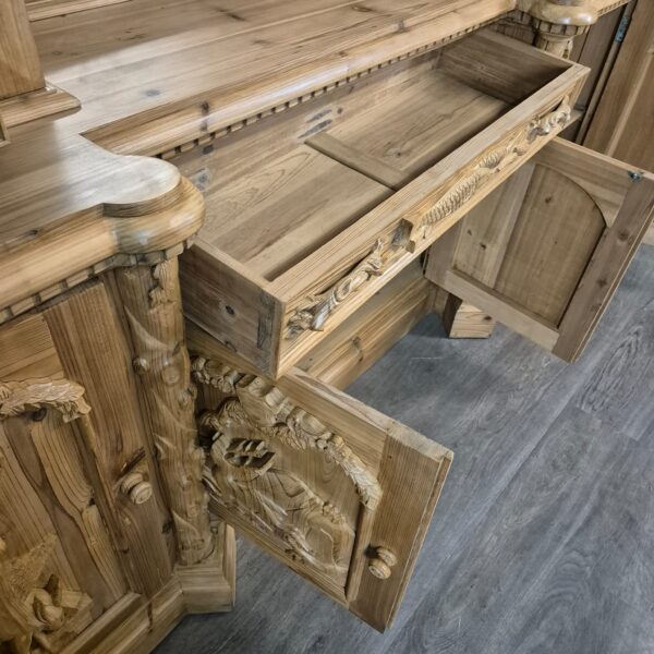 Buffetkast Jacht-Kast Jugendstil 1920 Grenen - Afbeelding 18