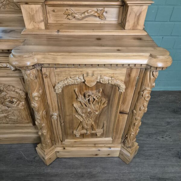 Buffetkast Jacht-Kast Jugendstil 1920 Grenen - Afbeelding 14