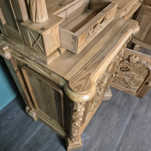Buffetkast Jacht-Kast Jugendstil 1920 Grenen - Afbeelding 17