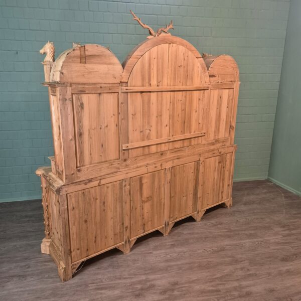 Buffetkast Jacht-Kast Jugendstil 1920 Grenen - Afbeelding 26