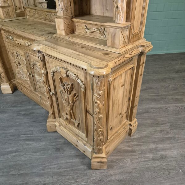 Buffetkast Jacht-Kast Jugendstil 1920 Grenen - Afbeelding 13
