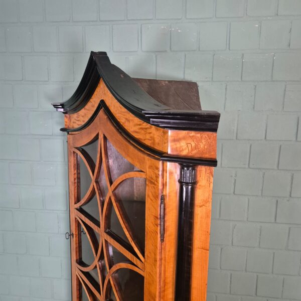 Hoekkast Biedermeier 1810 Berken - Afbeelding 7
