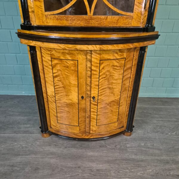 Hoekkast Biedermeier 1810 Berken - Afbeelding 5