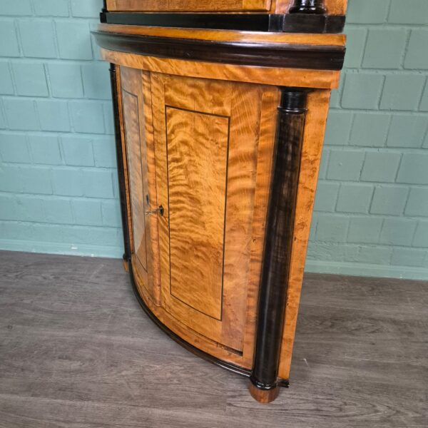 Hoekkast Biedermeier 1810 Berken - Afbeelding 10