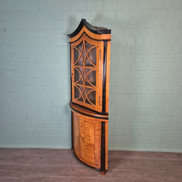 Hoekkast Biedermeier 1810 Berken - Afbeelding 3