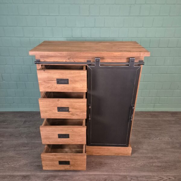 Commode Kast Teak 1,01 m - Afbeelding 9