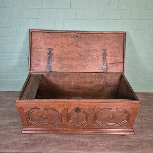 Dekenkist Kist Barok 1760 Eiken - Afbeelding 13