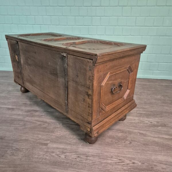 Dekenkist Kist Barok 1760 Eiken - Afbeelding 17