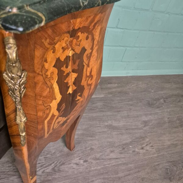 Nachtkastje Commode Neo-barok Noten 0,50 m - Afbeelding 6