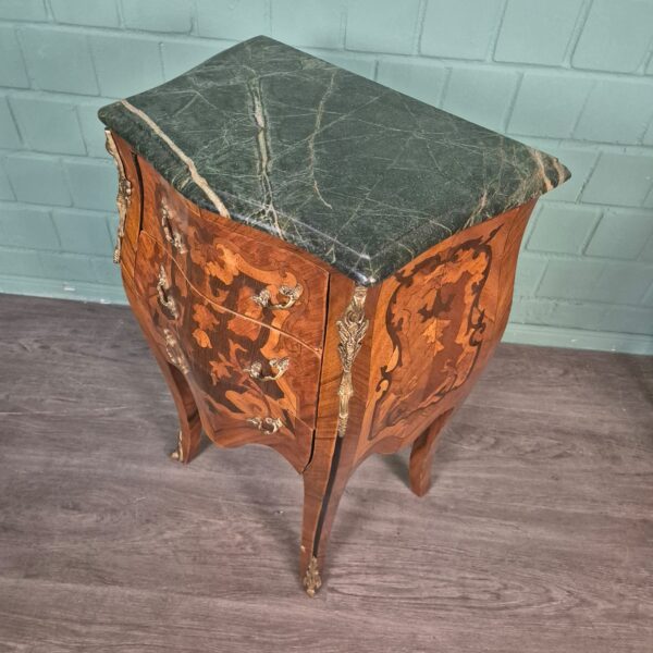 Nachtkastje Commode Neo-barok Noten 0,50 m - Afbeelding 2