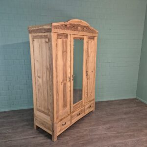 Kast Kledingkast Jugendstil 1910 Grenen